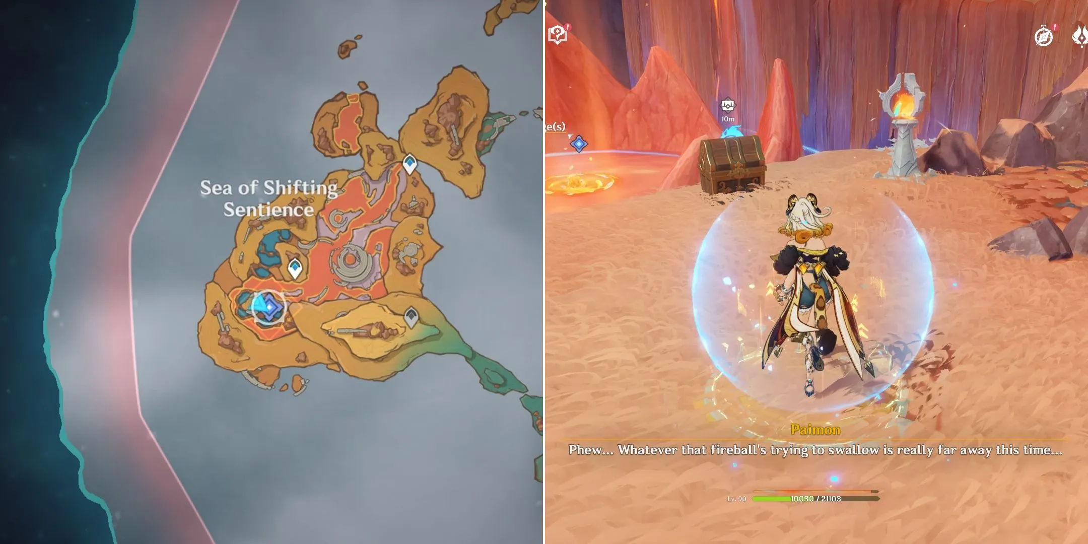 Location of Precious Chest #1 in Ancient Sacred Mountain Location of Precious Chest #1 in Ancient Sacred Mountain