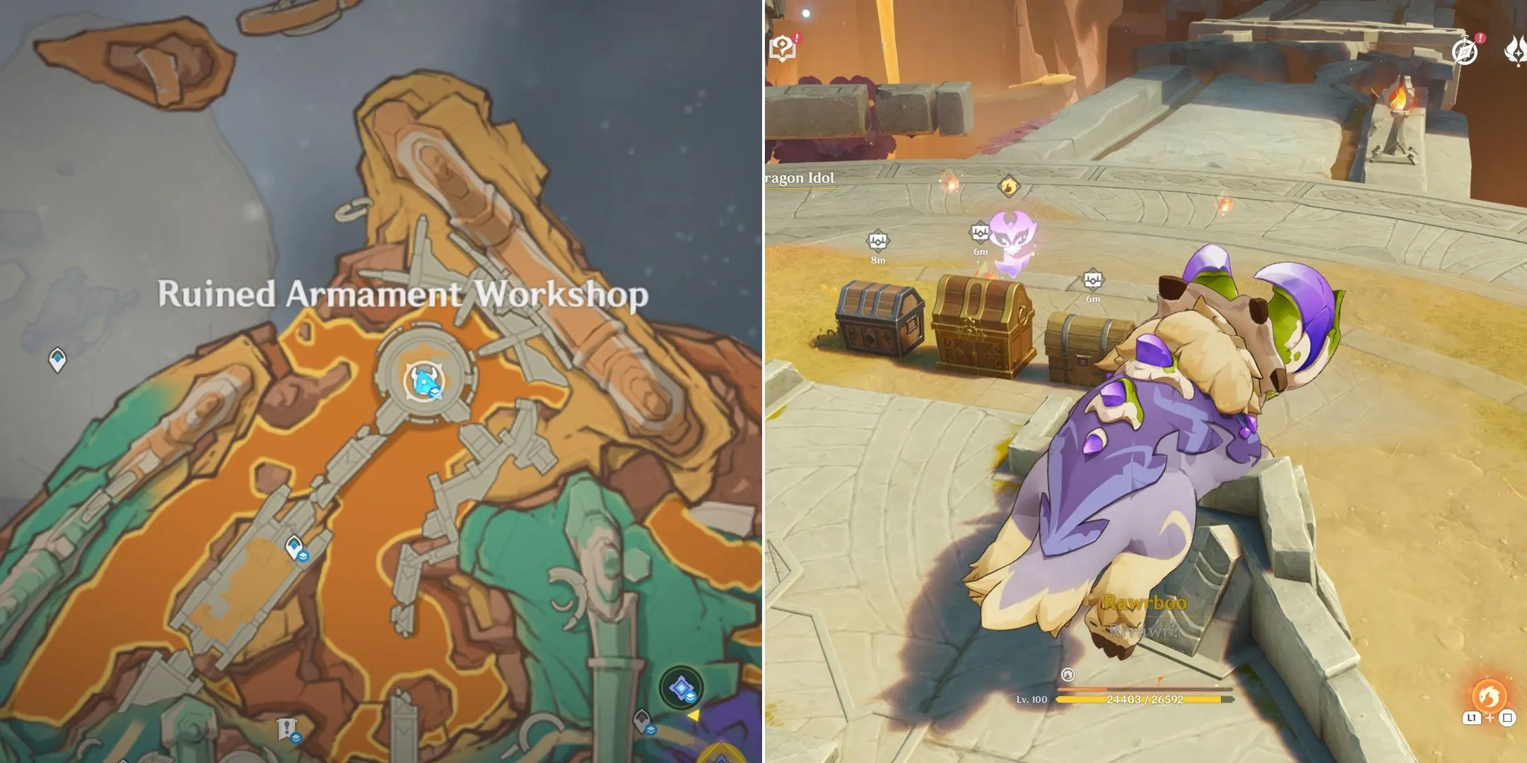 Location of Precious Chest #6 in Ancient Sacred Mountain Location of Precious Chest #6 in Ancient Sacred Mountain