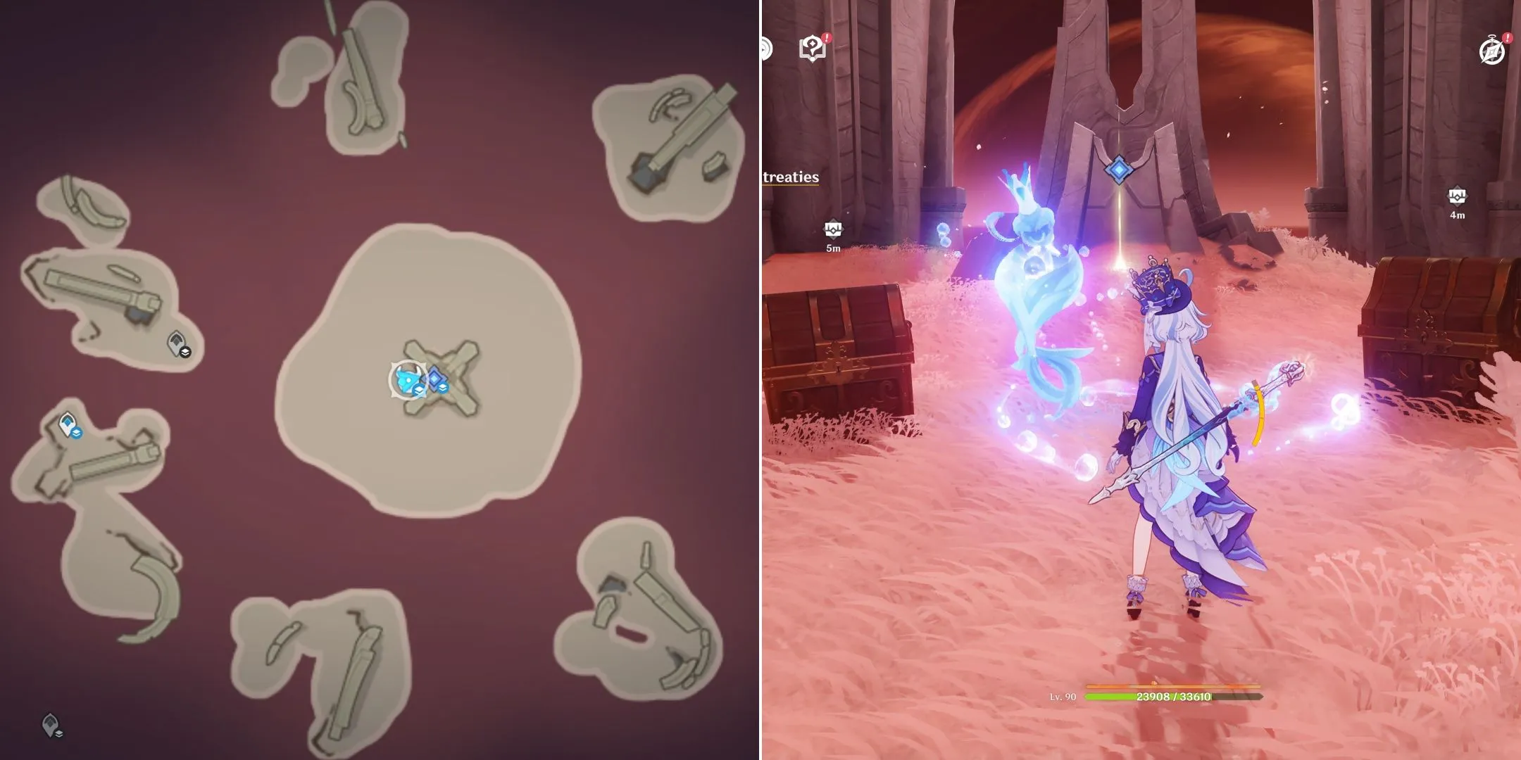 Location of Precious Chests #7 and #8 in Ancient Sacred Mountain Location of Precious Chests #7 and #8 in Ancient Sacred Mountain