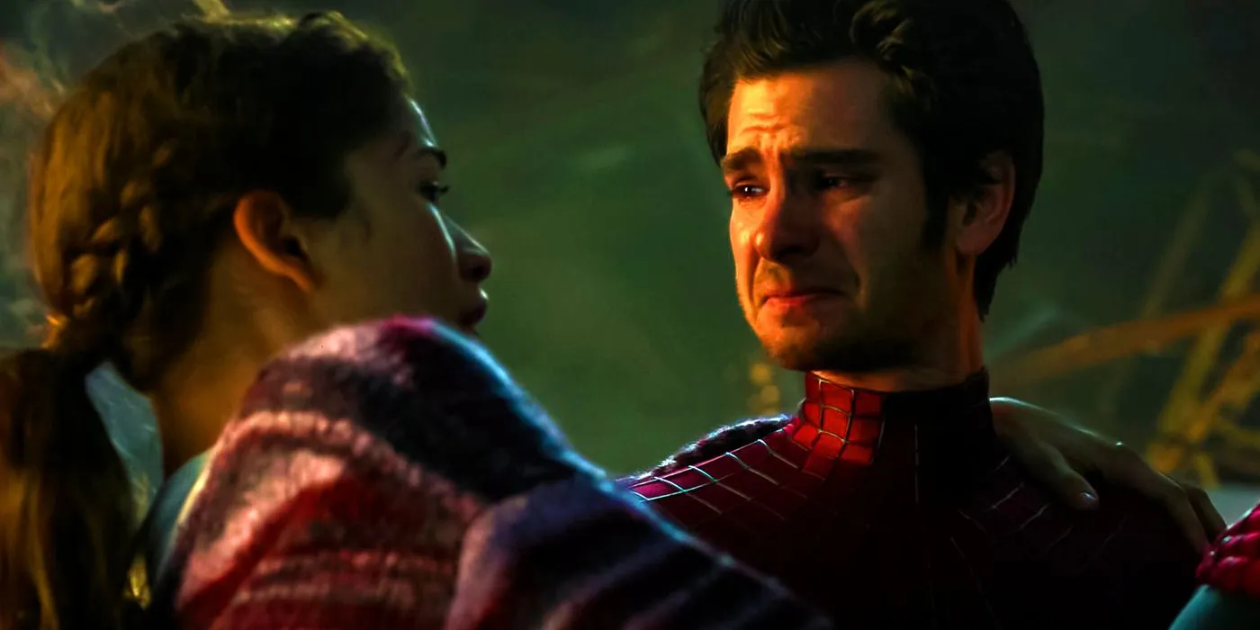 Andrew Garfield saving MJ