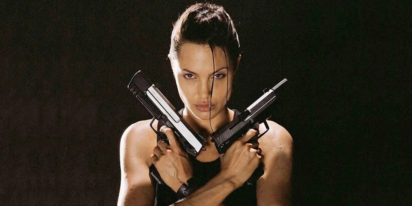 Angelina Jolie as Lara Croft Angelina Jolie as Lara Croft