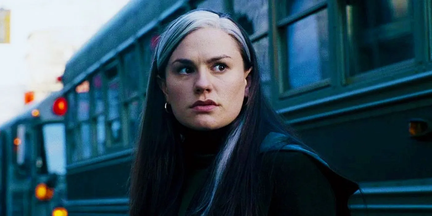 Anna Paquin's Rogue getting the cure in X-Men The Last Stand Anna Paquin's Rogue getting the cure in X-Men The Last Stand