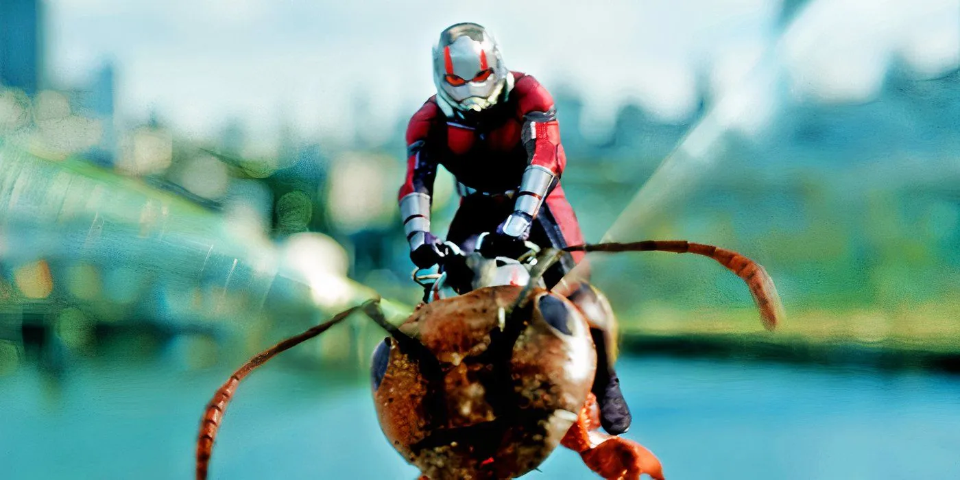 Ant-Man on an ant Ant-Man on an ant