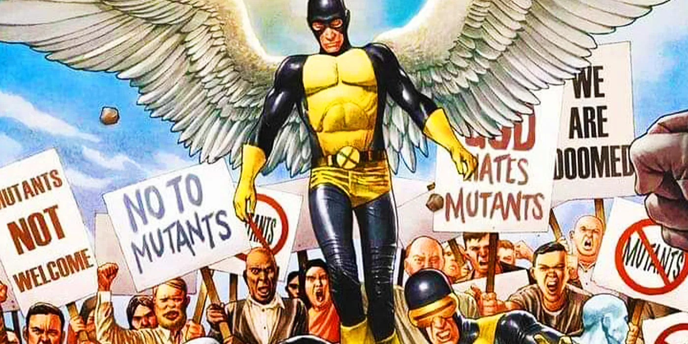 Anti-Mutant Protestors in Marvel Comics Anti-Mutant Protestors in Marvel Comics