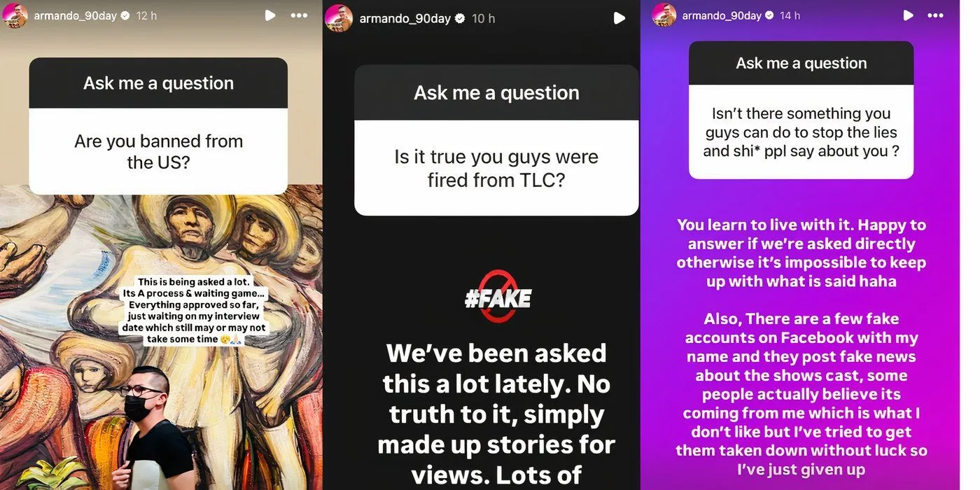 Armando Rubio on Instagram Stories Armando Rubio on Instagram Stories
