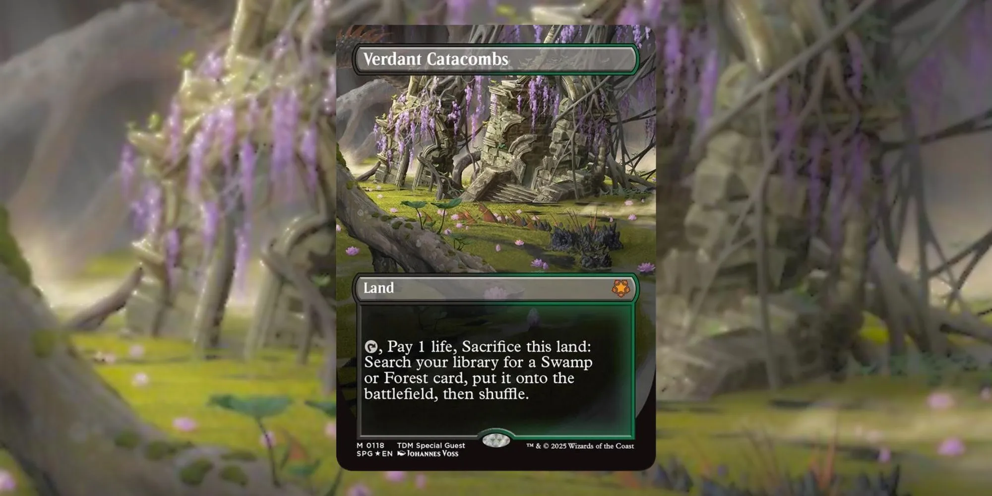 Verdant Catacombs Dragonscale foil card