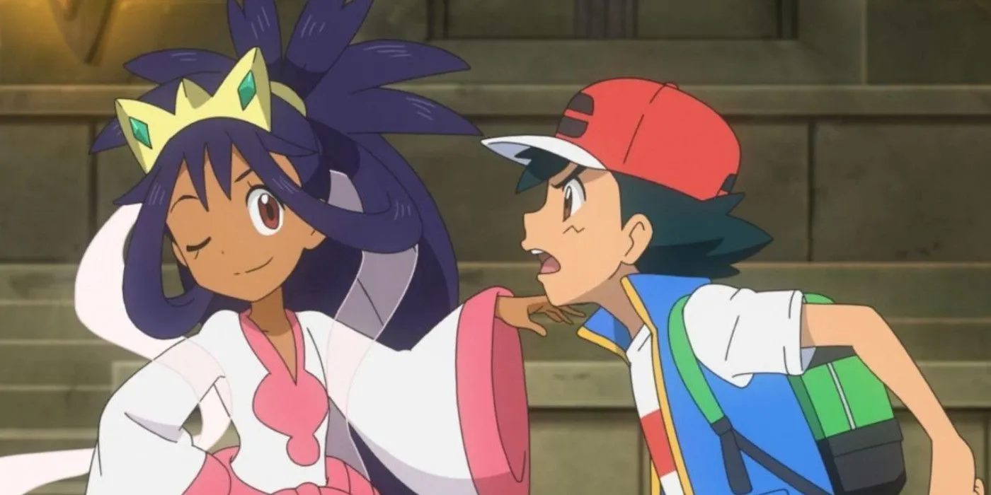Ash Ketchum and Iris in Pokémon Master Journeys