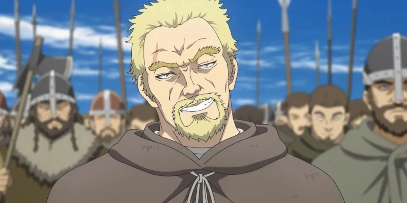 Askeladd smirking