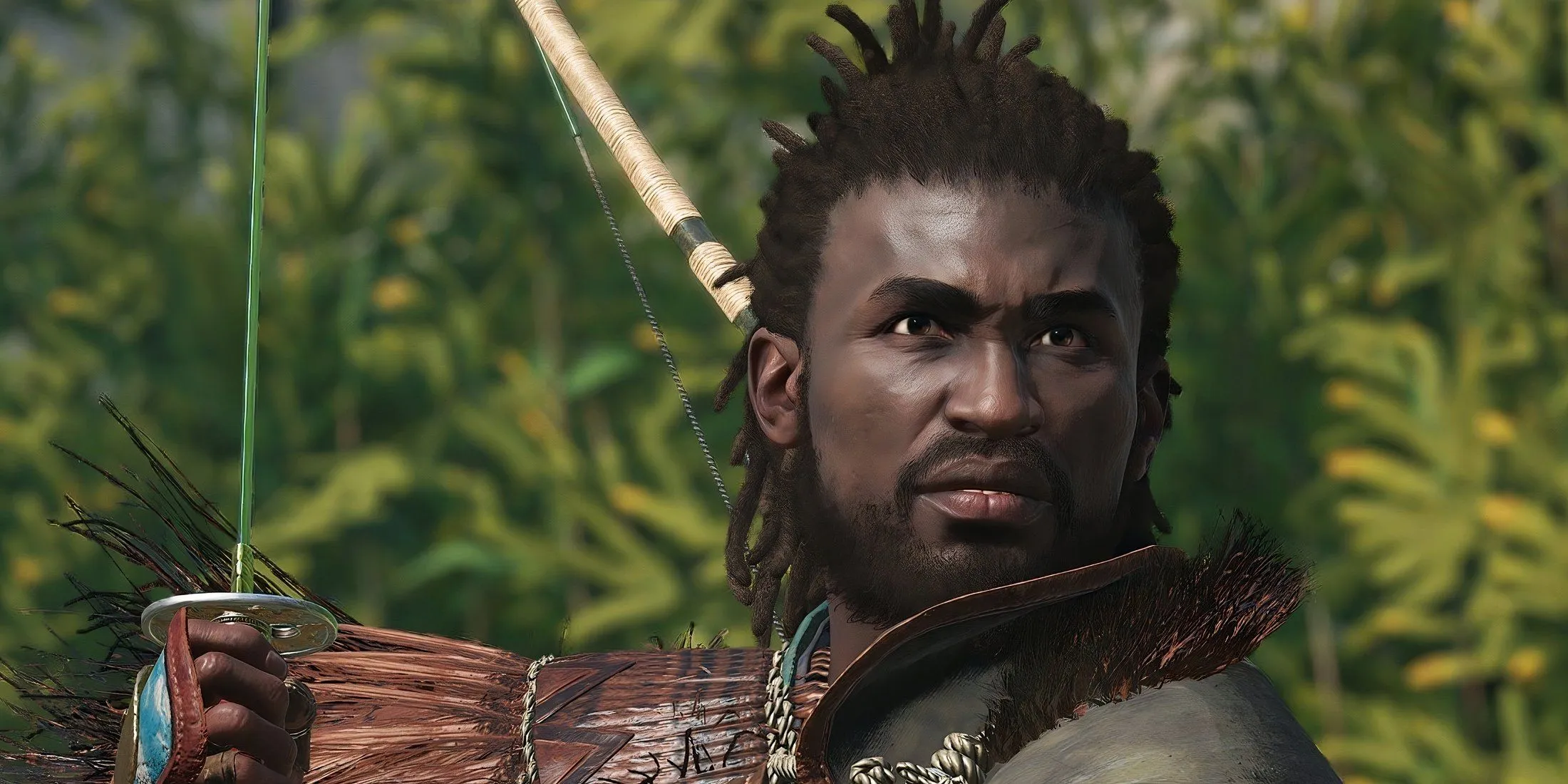 Yasuke character holding sword Yasuke character holding sword