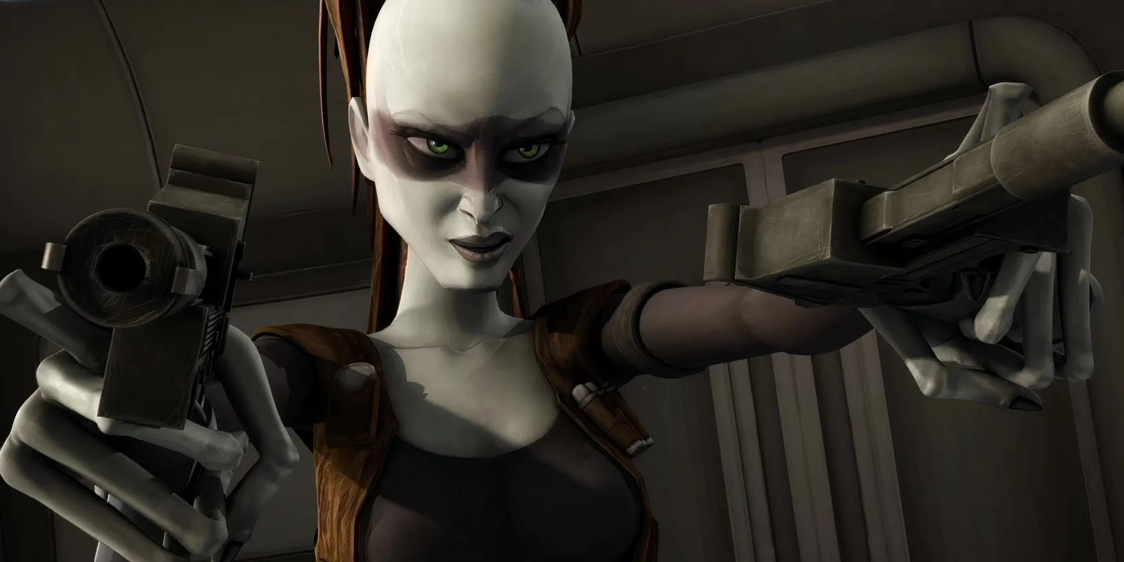 Aurra Sing in The Phantom Menace Aurra Sing in The Phantom Menace
