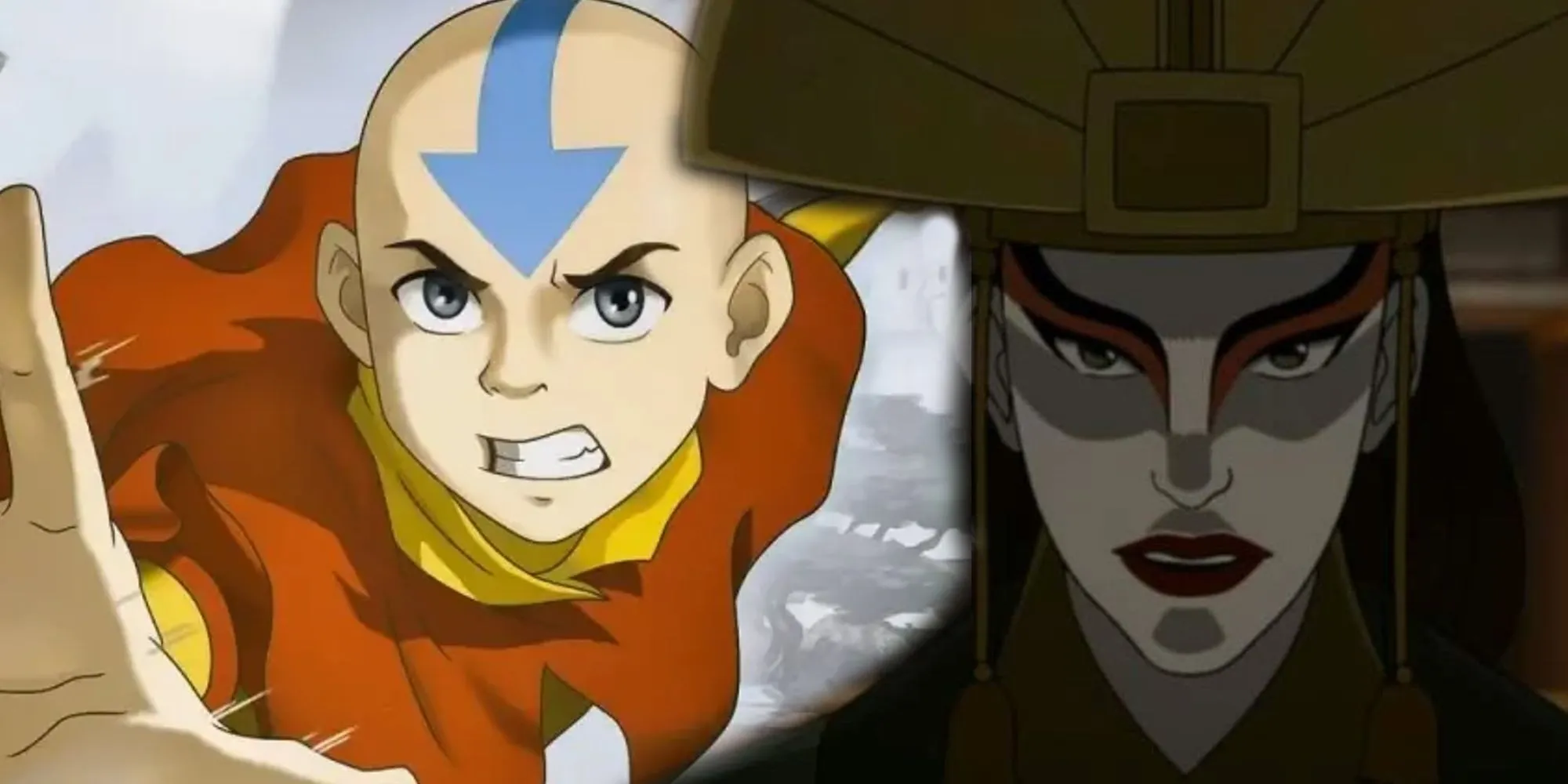 custom image of Aang and Avatar Kyoshi in Avatar: The Last Airbender