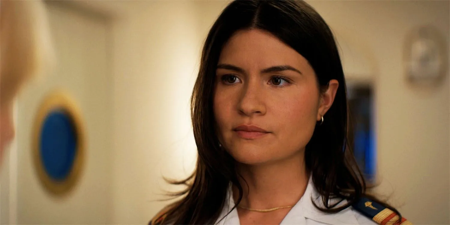 Avery in an episode of Doctor Odyssey, looking determined Avery in an episode of Doctor Odyssey, looking determined