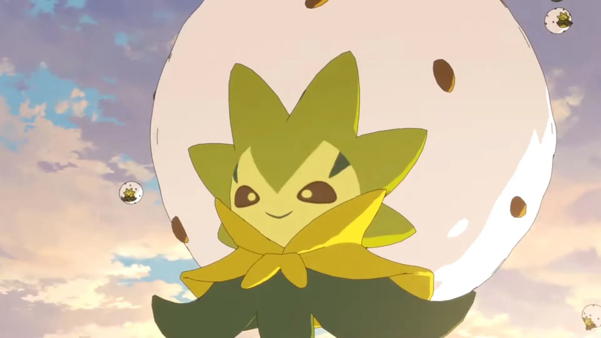 Eldegoss in the anime (Image via TPC)