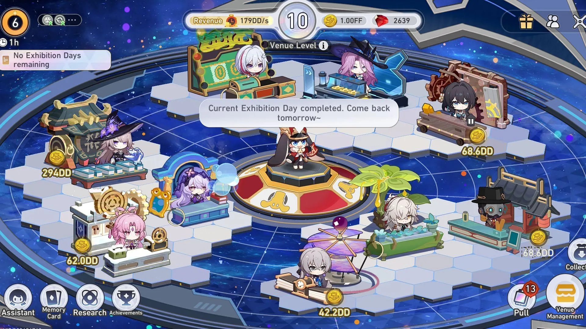 Utilize top-tier Assistants to boost Gold Coin earnings