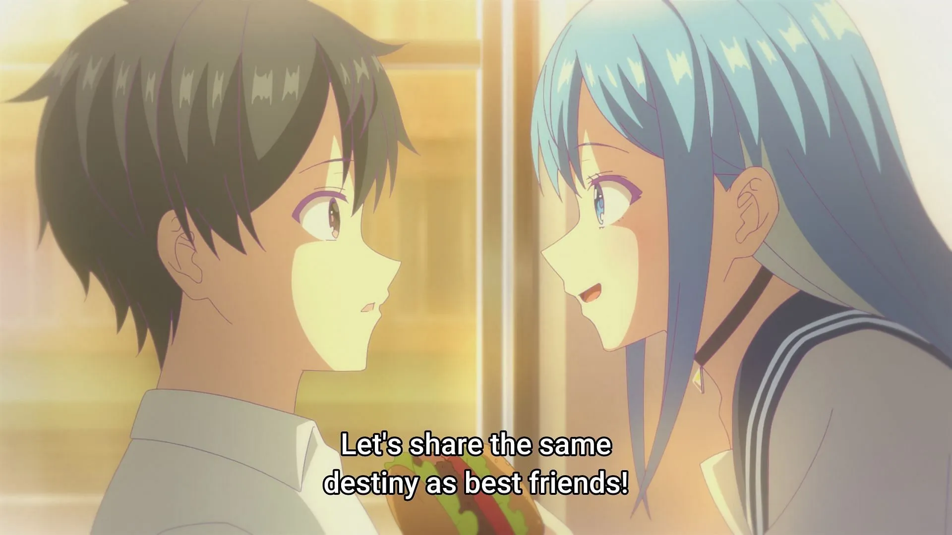 Himari and Yuu in episode 1 (Image via TROYCA) Himari and Yuu in episode 1 (Image via TROYCA)