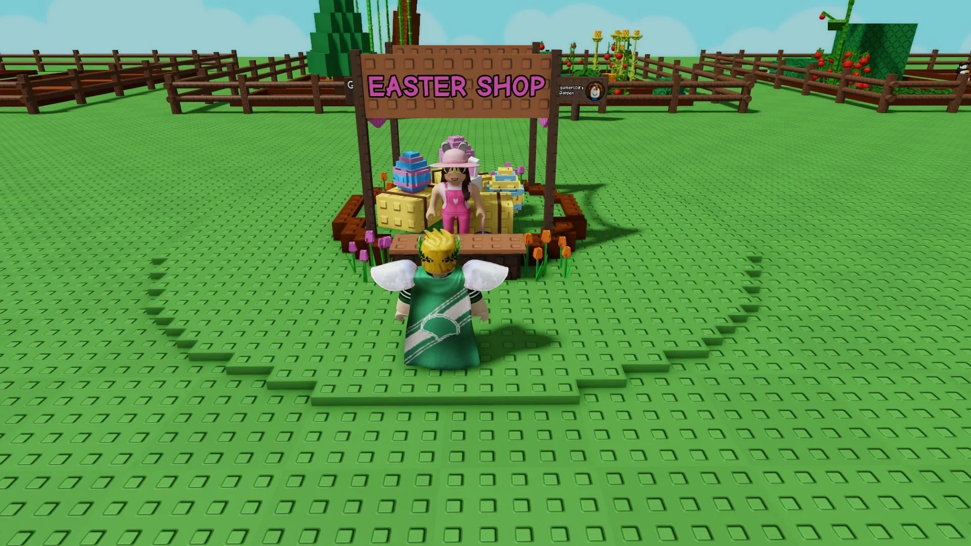 Talk to this NPC to start the event (Image via Roblox)