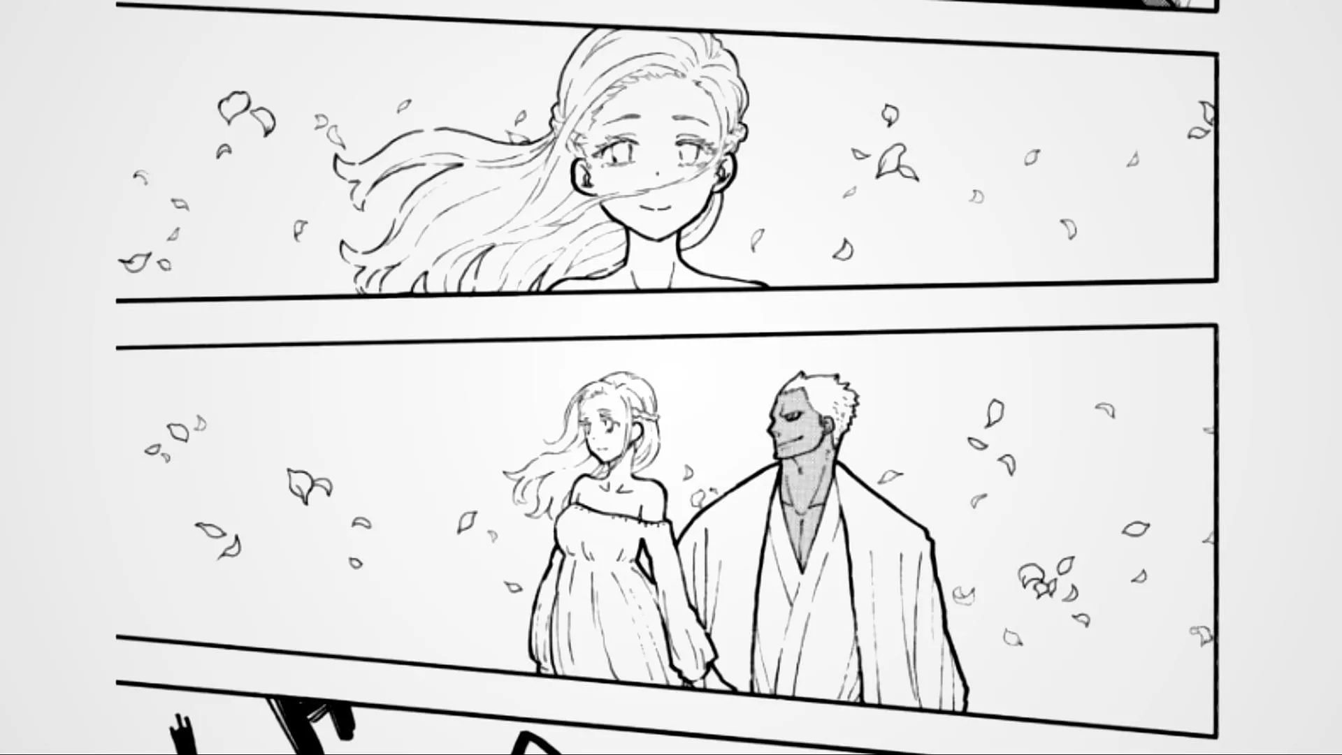Charon and Haumea married in the final chapter of the manga (Image via Kodansha) Charon and Haumea married in the final chapter of the manga (Image via Kodansha)