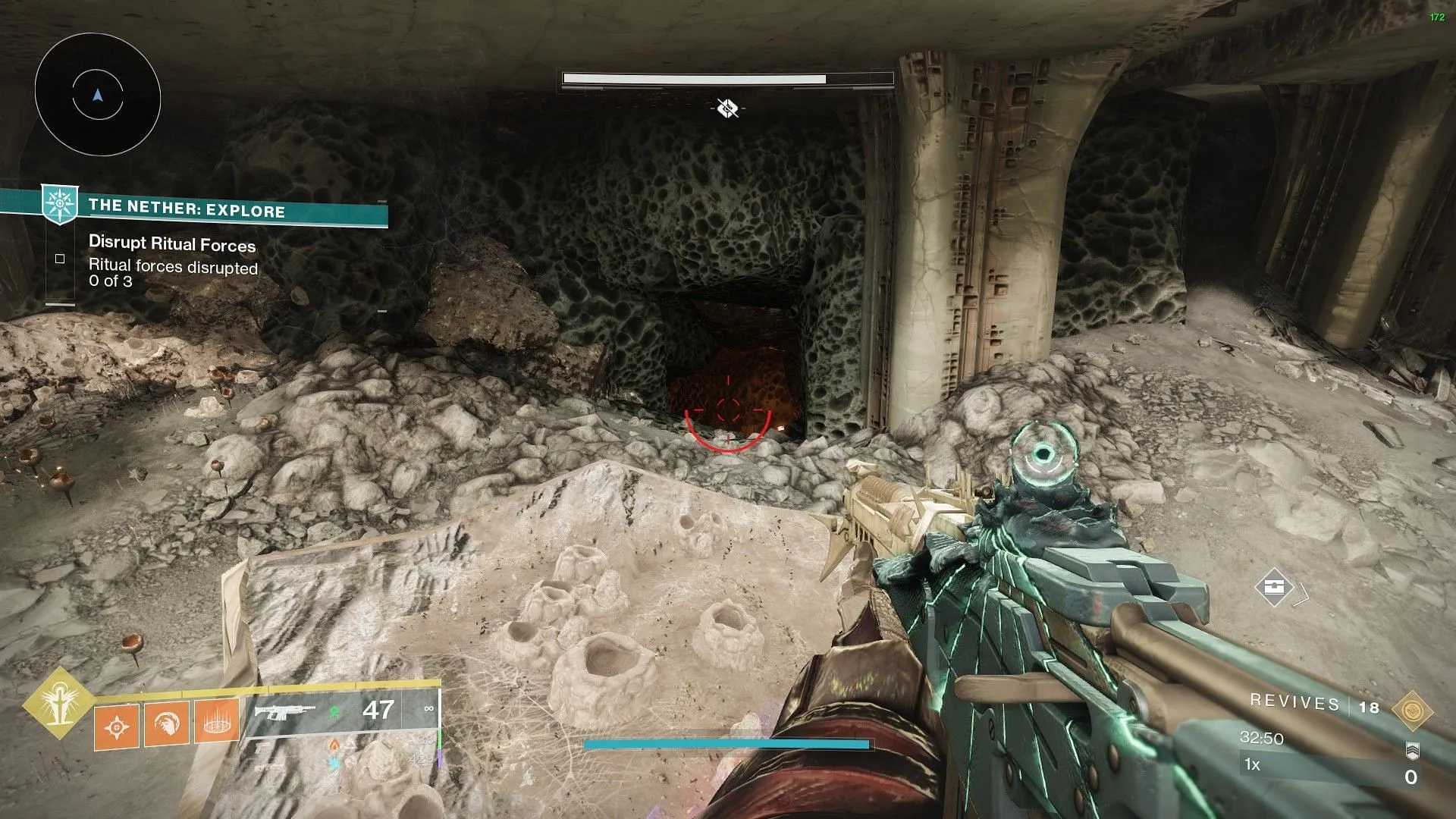Cave entrance to the Cabal chest (Image via Bungie) Cave entrance to the Cabal chest (Image via Bungie)