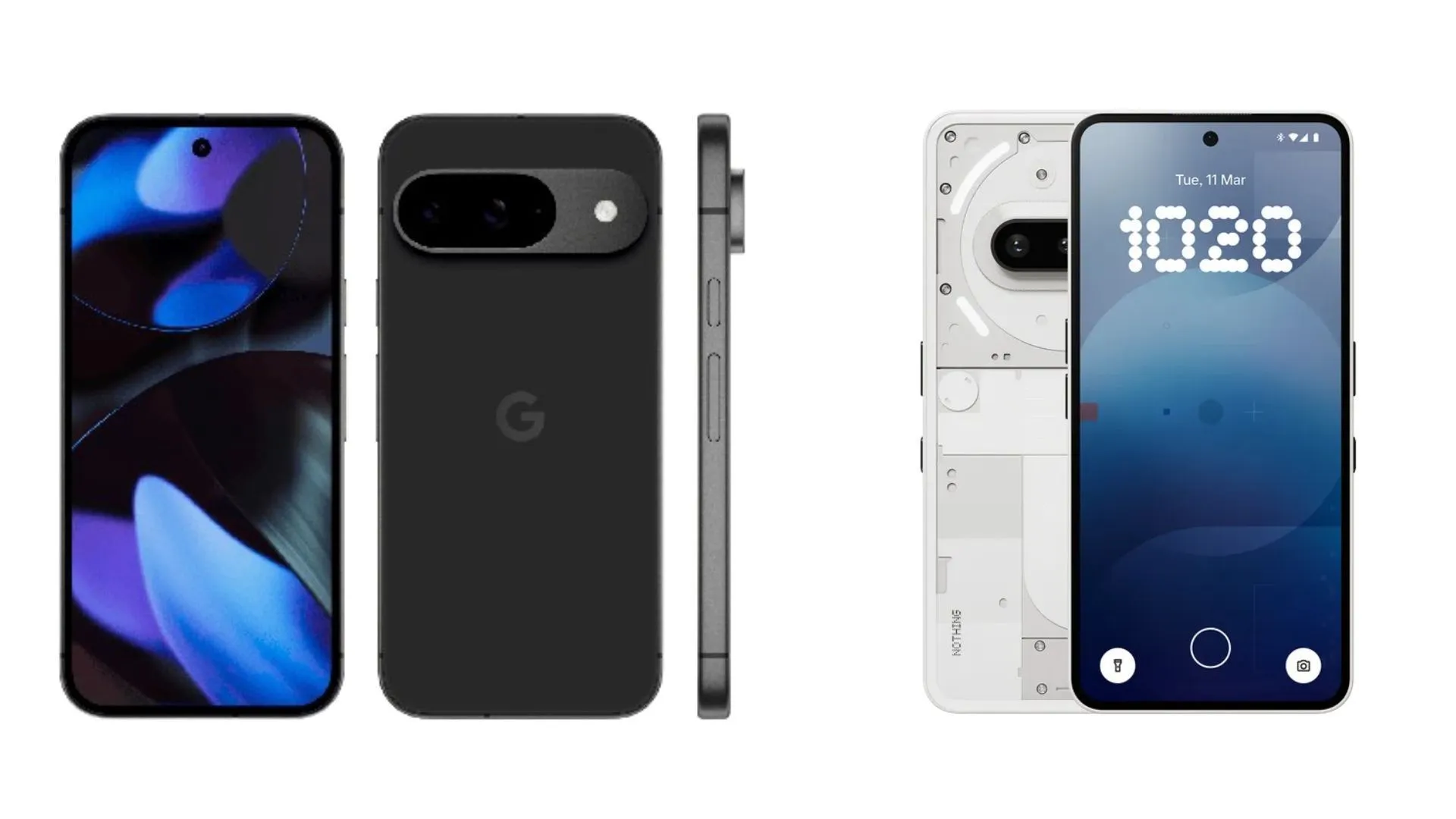 Google Pixel 9A and Nothing Phone 3a have an impressive spec sheet (Image via Google, Nothing) Google Pixel 9A and Nothing Phone 3a have an impressive spec sheet (Image via Google, Nothing)