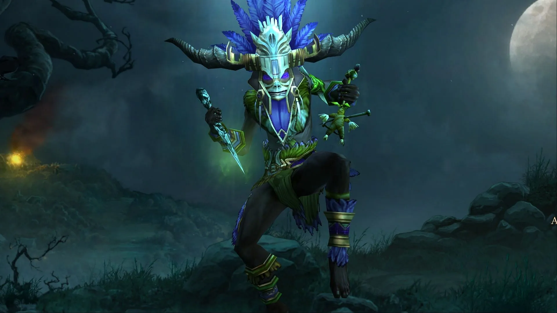 Witch Doctors are just no match for a good Necromancer (Image via Blizzard Entertainment)
