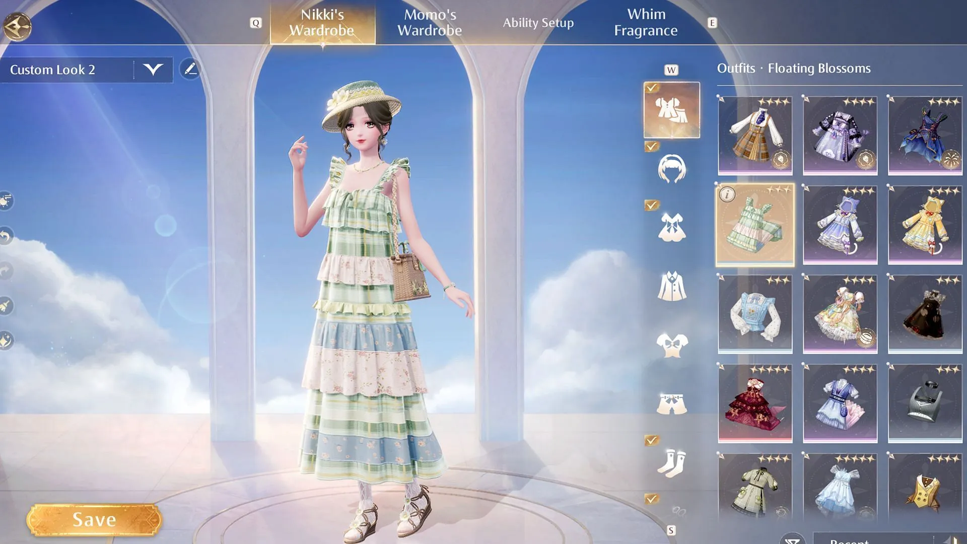 Put on the Floating Blossoms outfit (Image via Sportskeeda Gaming/Infold Games)