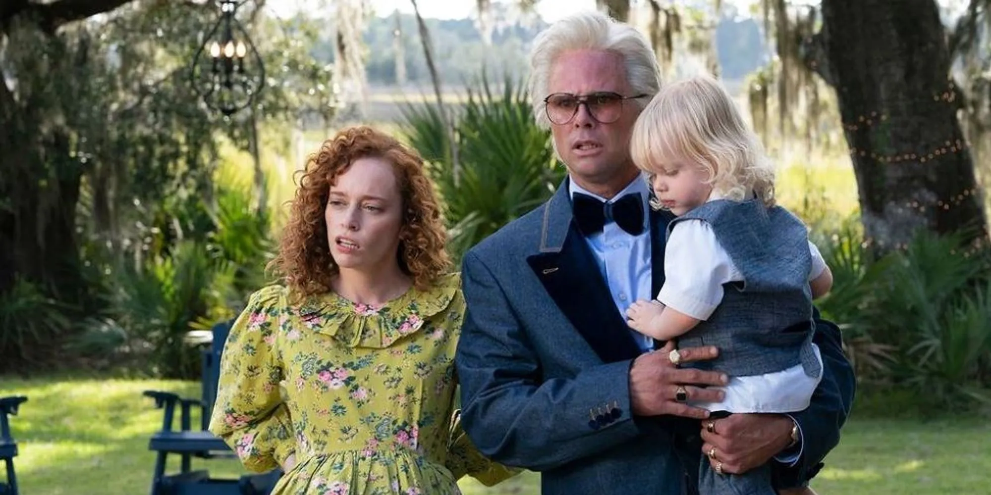 Baby Billy, Tiffany, and Lionel in The Righteous Gemstones Baby Billy, Tiffany, and Lionel in The Righteous Gemstones