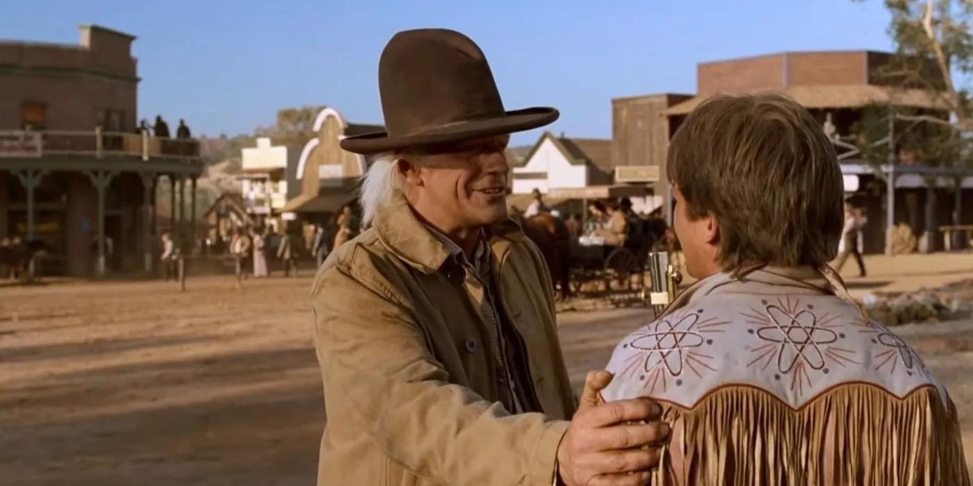 Doc Brown to the rescue in Back to the Future Part III