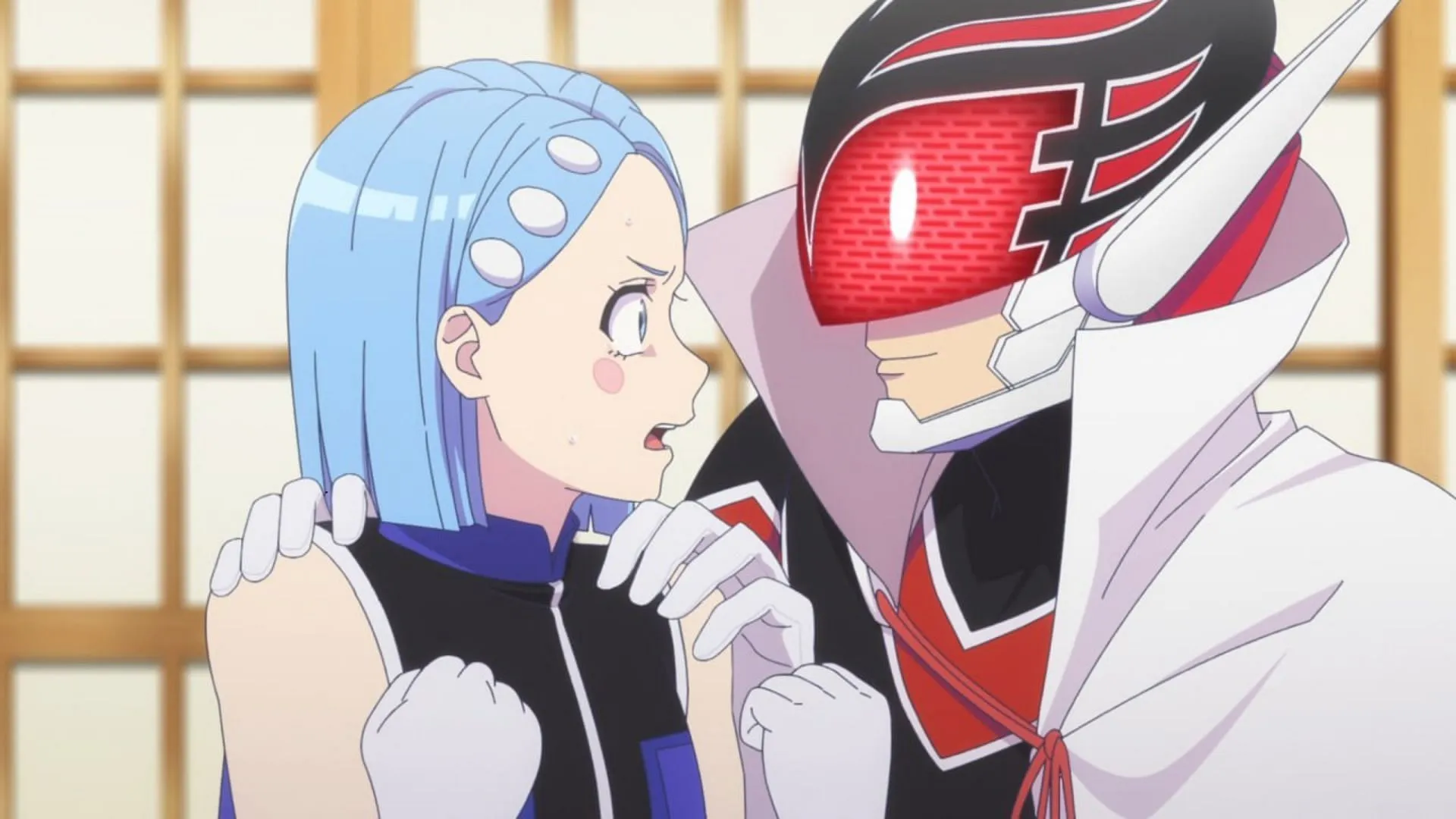 Aizome and Red Keeper (Image via Yostar Pictures)