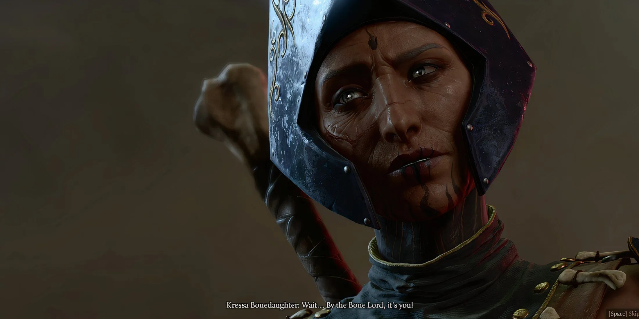 Baldur's Gate 3 Kressa Bonedaughter Recognizing the Dark Urge Baldur's Gate 3 Kressa Bonedaughter Recognizing the Dark Urge