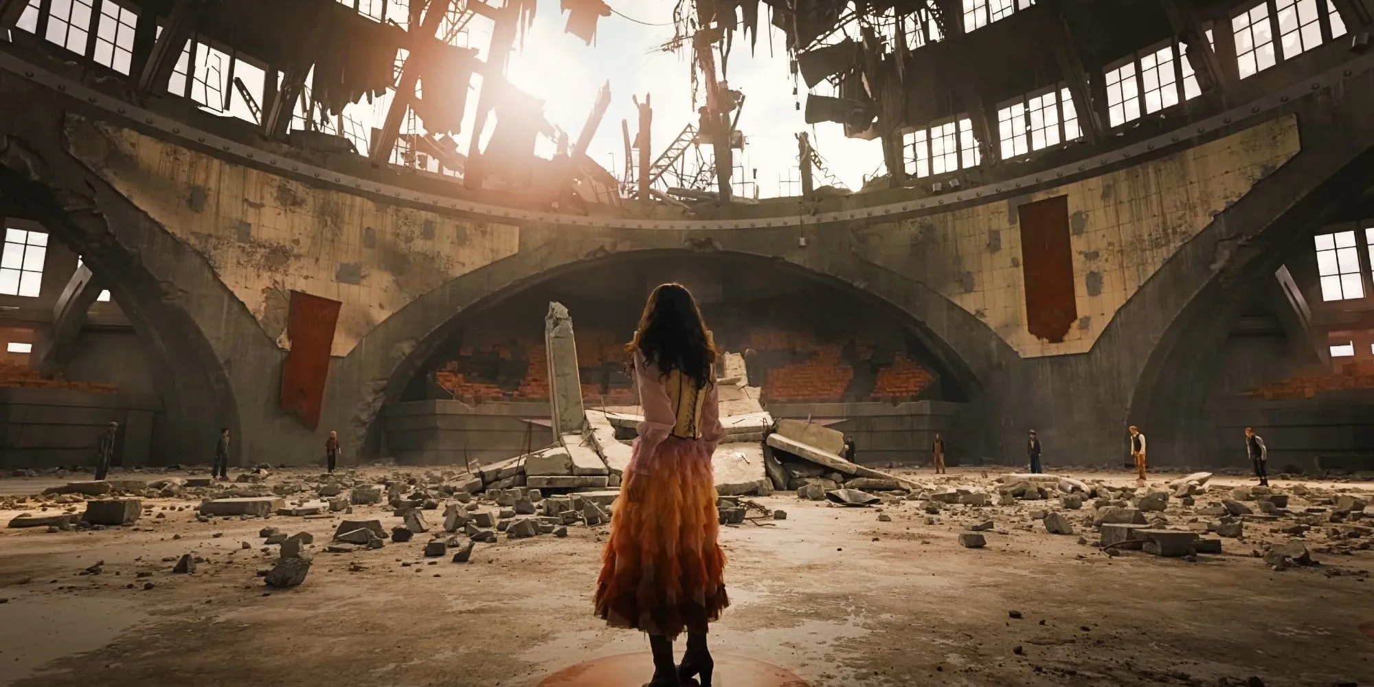Hunger Games Arena in The Ballad of Songbirds and Snakes