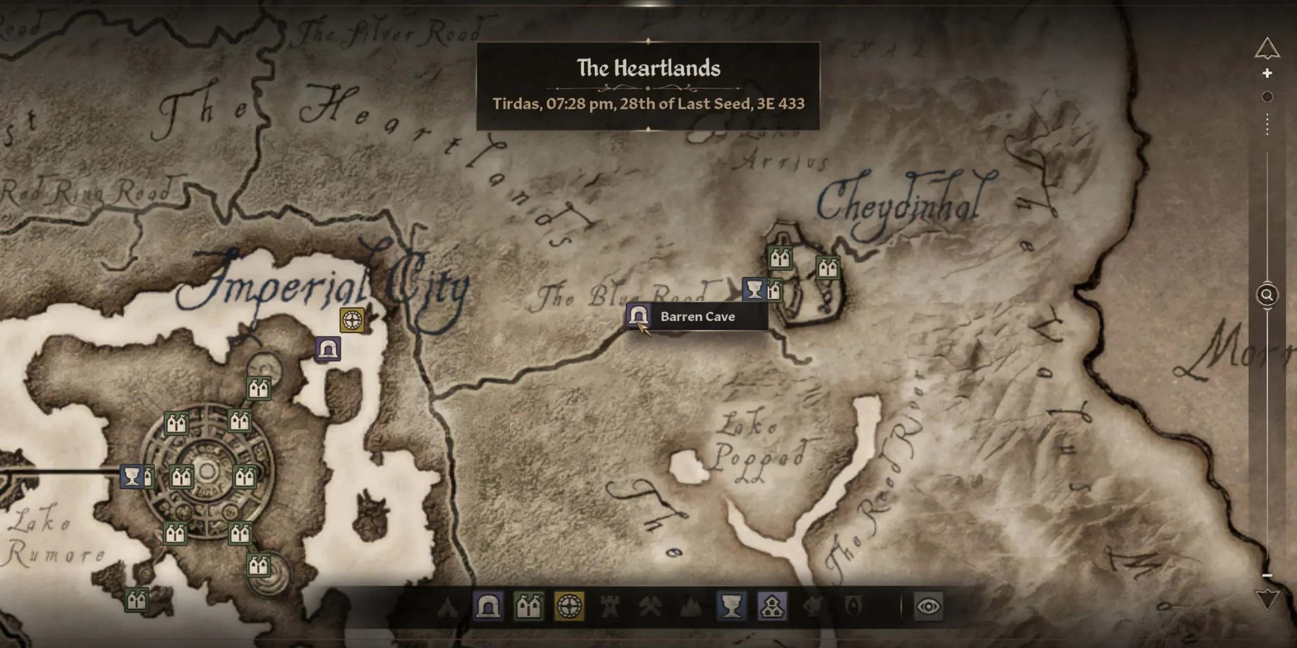 Barren Cave Location