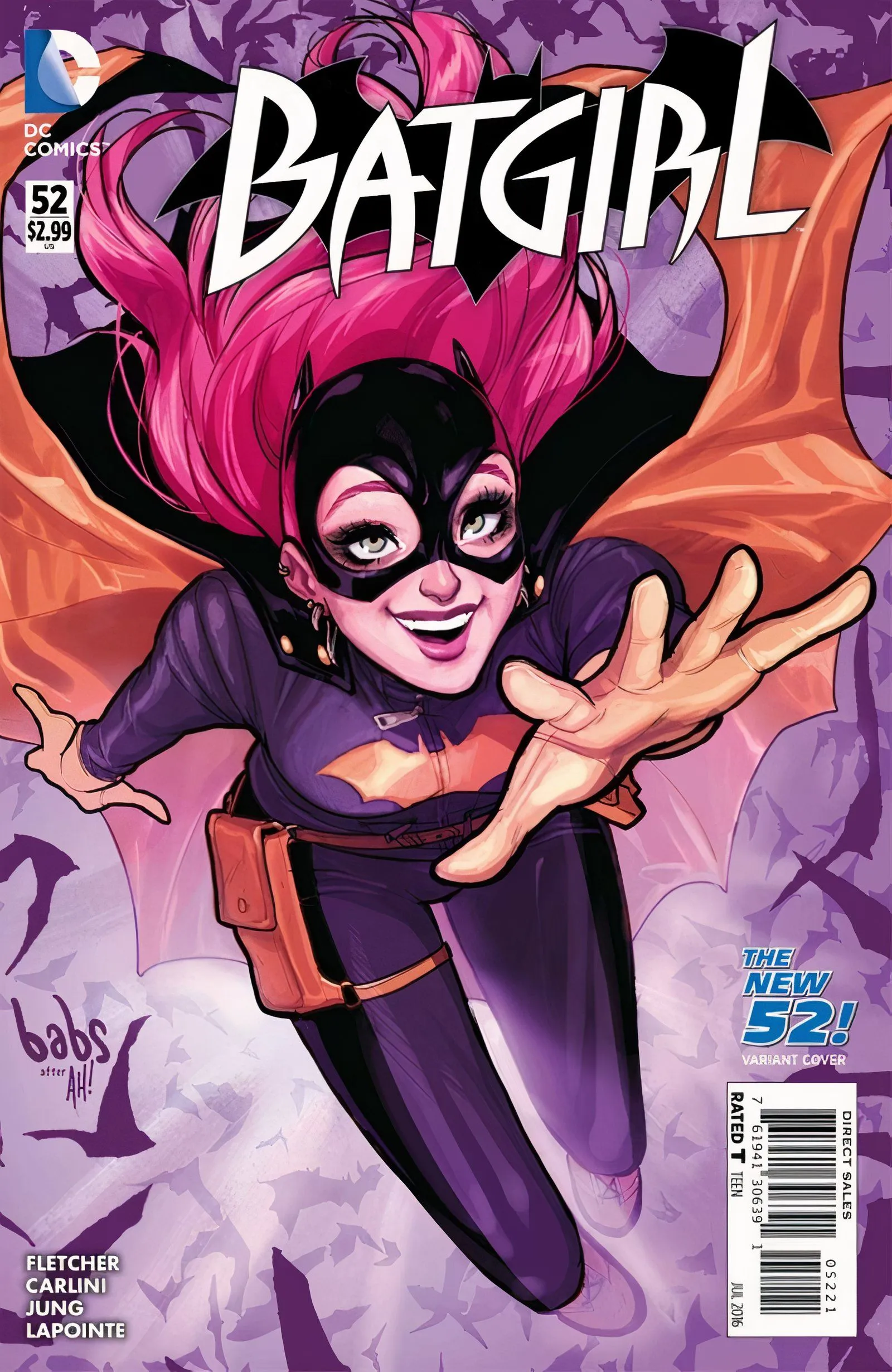 Batgirl #52 variant cover Batgirl #52 variant cover