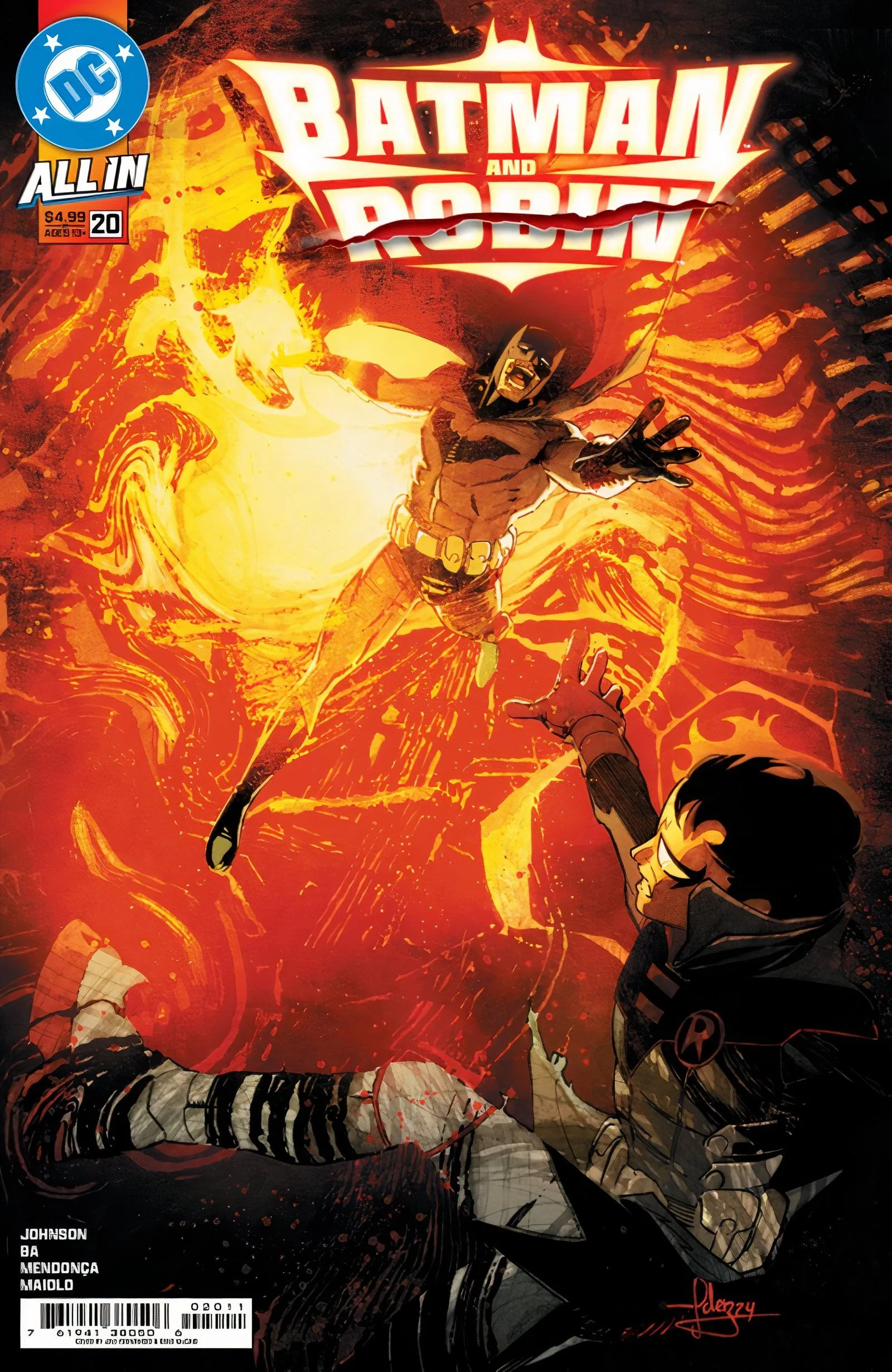 Batman and Robin #20 main cover