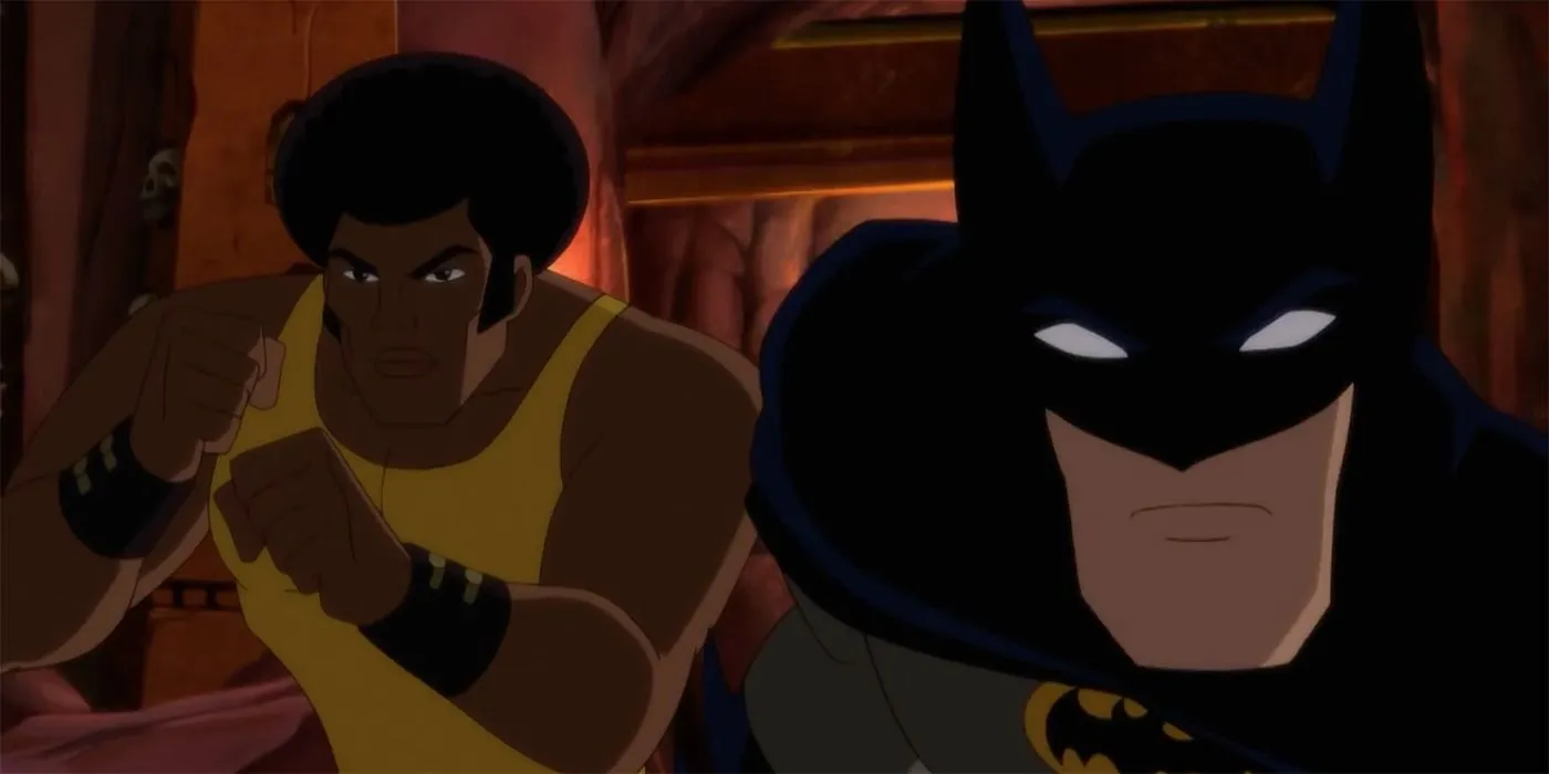 Ben and Batman stand together in Batman: Soul of the Dragon Ben and Batman stand together in Batman: Soul of the Dragon