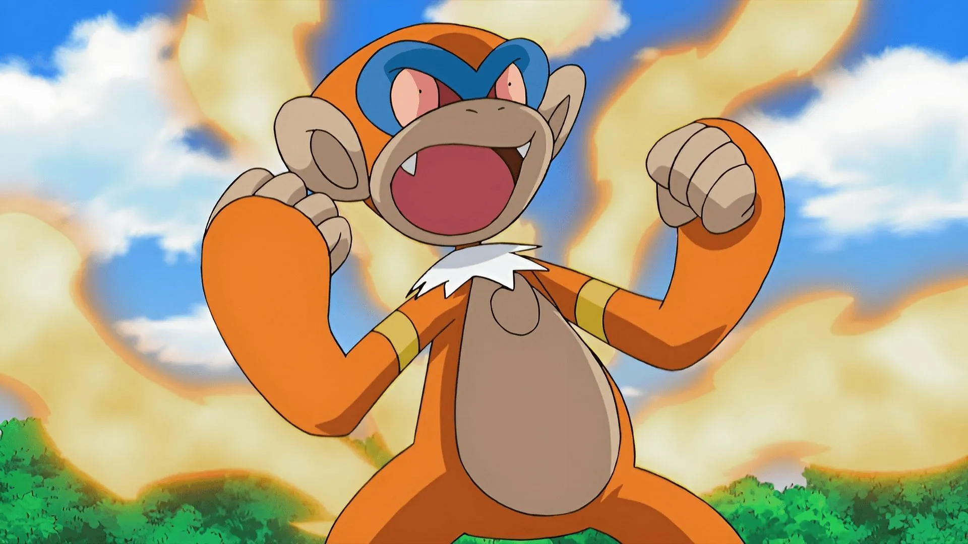 Ash's Monferno activating Blaze in the Pokemon anime (Image via The Pokemon Company) Ash's Monferno activating Blaze in the Pokemon anime (Image via The Pokemon Company)