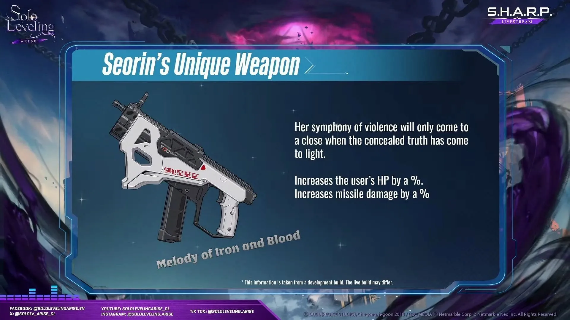 Seorin's Exclusive Weapon (Image via Netmarble) Seorin's Exclusive Weapon (Image via Netmarble)