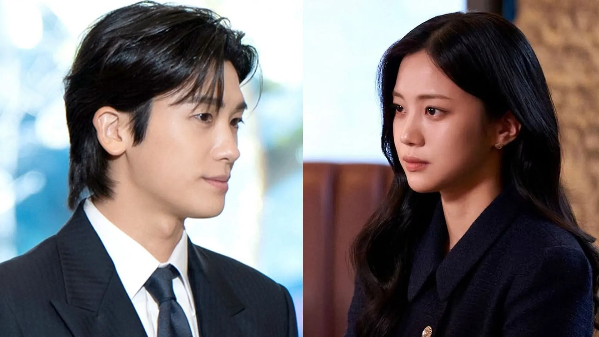 Park Hyung-Sik as Seo Dong-ju and Hong Hwa-yeon as Yeo Eun-nam in Buried Hearts (Image via Instagram/@sbsdrama.official)