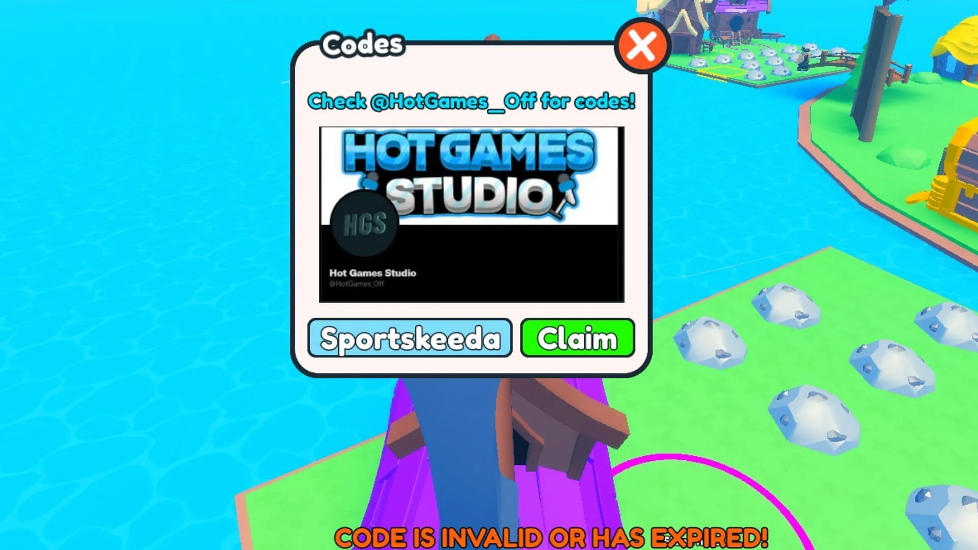 Maintain the letter casing for each code (Image via Roblox) Maintain the letter casing for each code (Image via Roblox)