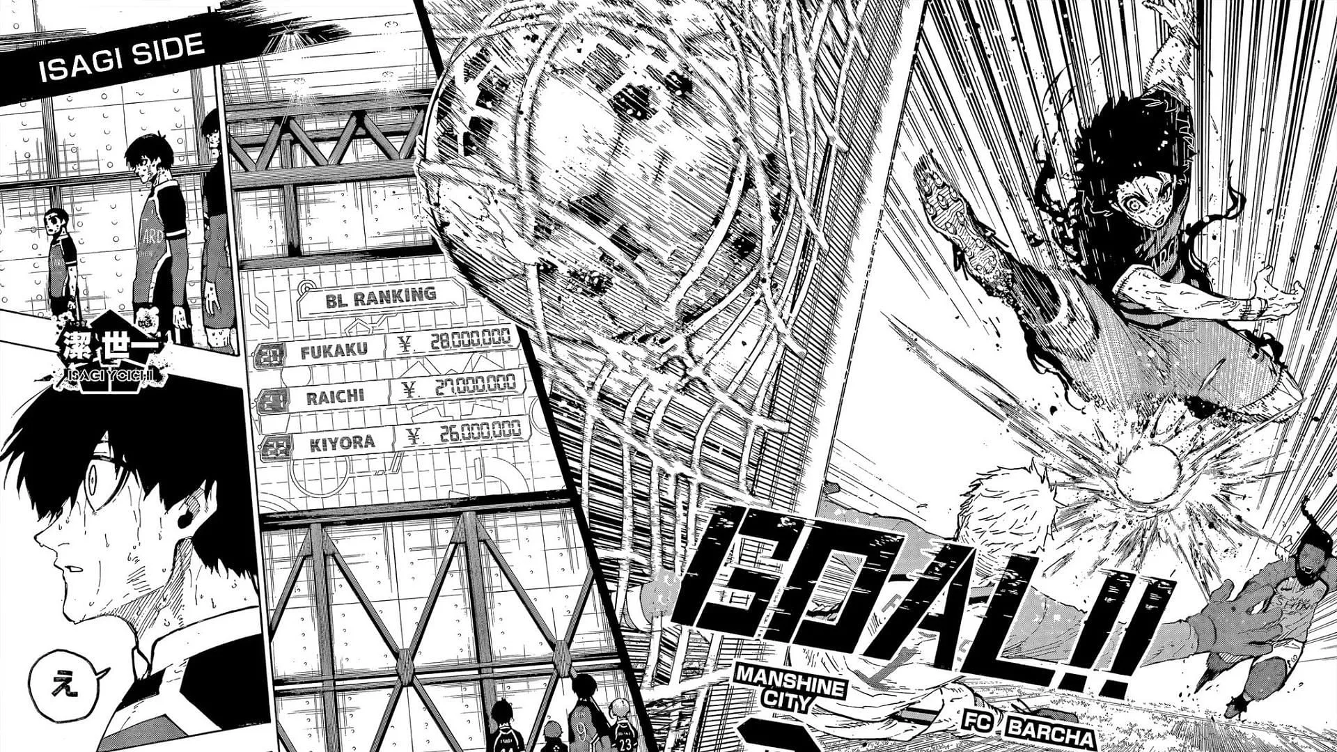 Meguru Bachira as seen in Blue Lock chapter 298 (Image via Kodansha) Meguru Bachira as seen in Blue Lock chapter 298 (Image via Kodansha)