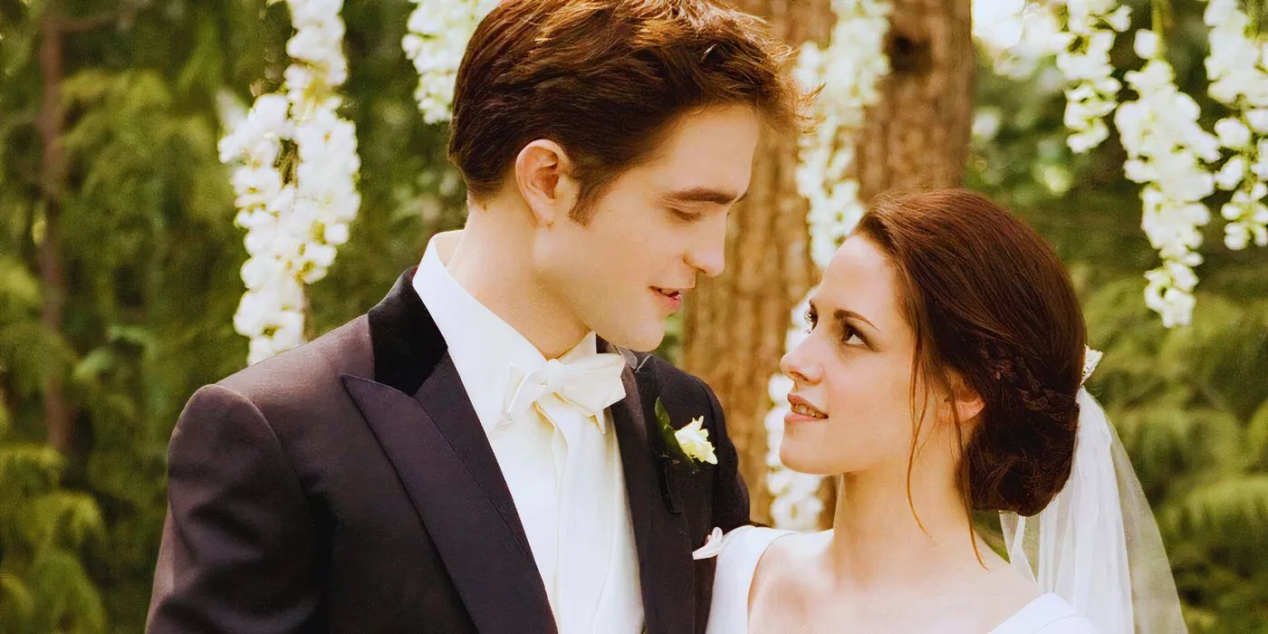 Bella and Edward's wedding scene in Breaking Dawn Bella and Edward's wedding scene in Breaking Dawn