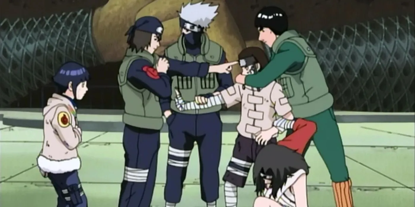 Hinata and Neji during the Chunin Exams Hinata and Neji during the Chunin Exams