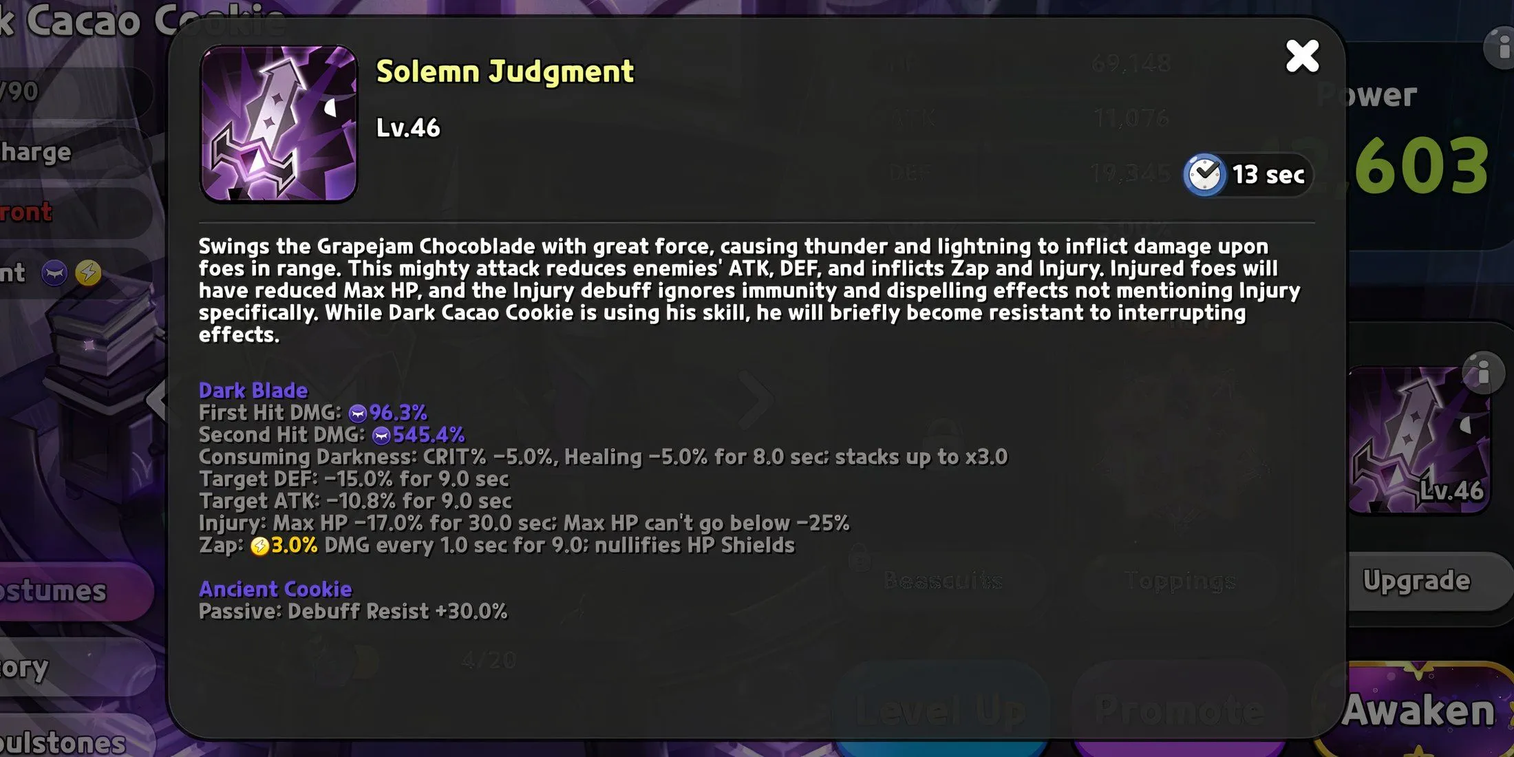 Dark Cacao Cookie Abilities Dark Cacao Cookie Abilities