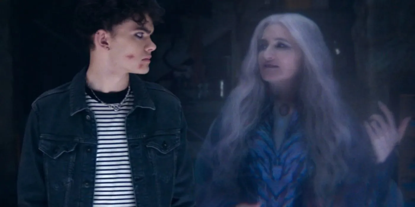 Agatha Harkness with Billy Maximoff Agatha Harkness with Billy Maximoff