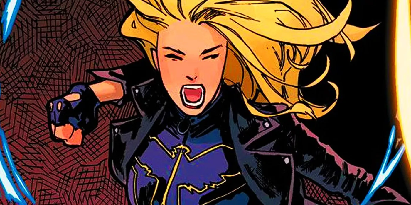 Black Canary using her powers