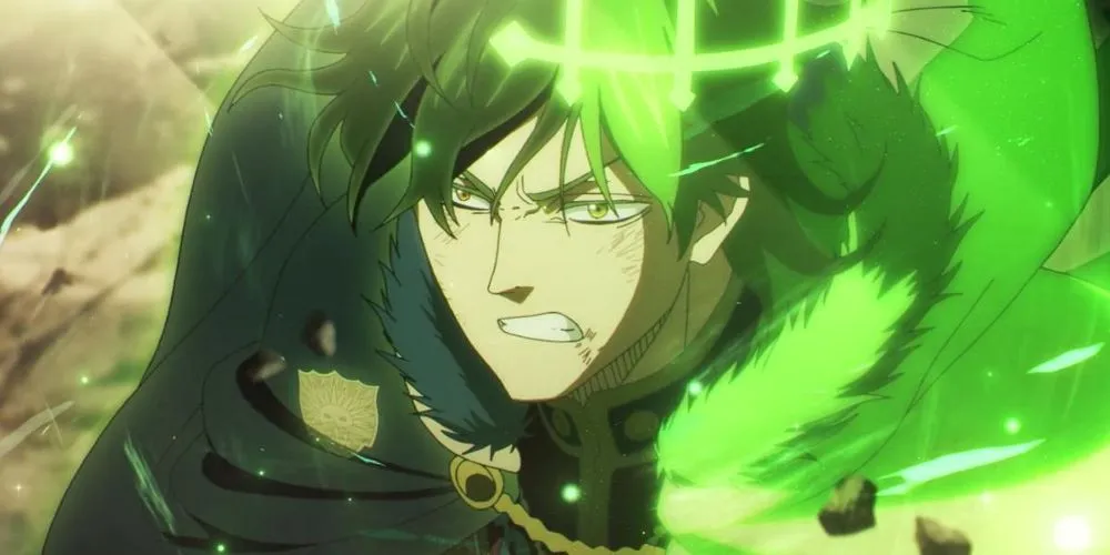 Yuno in battle Yuno in battle