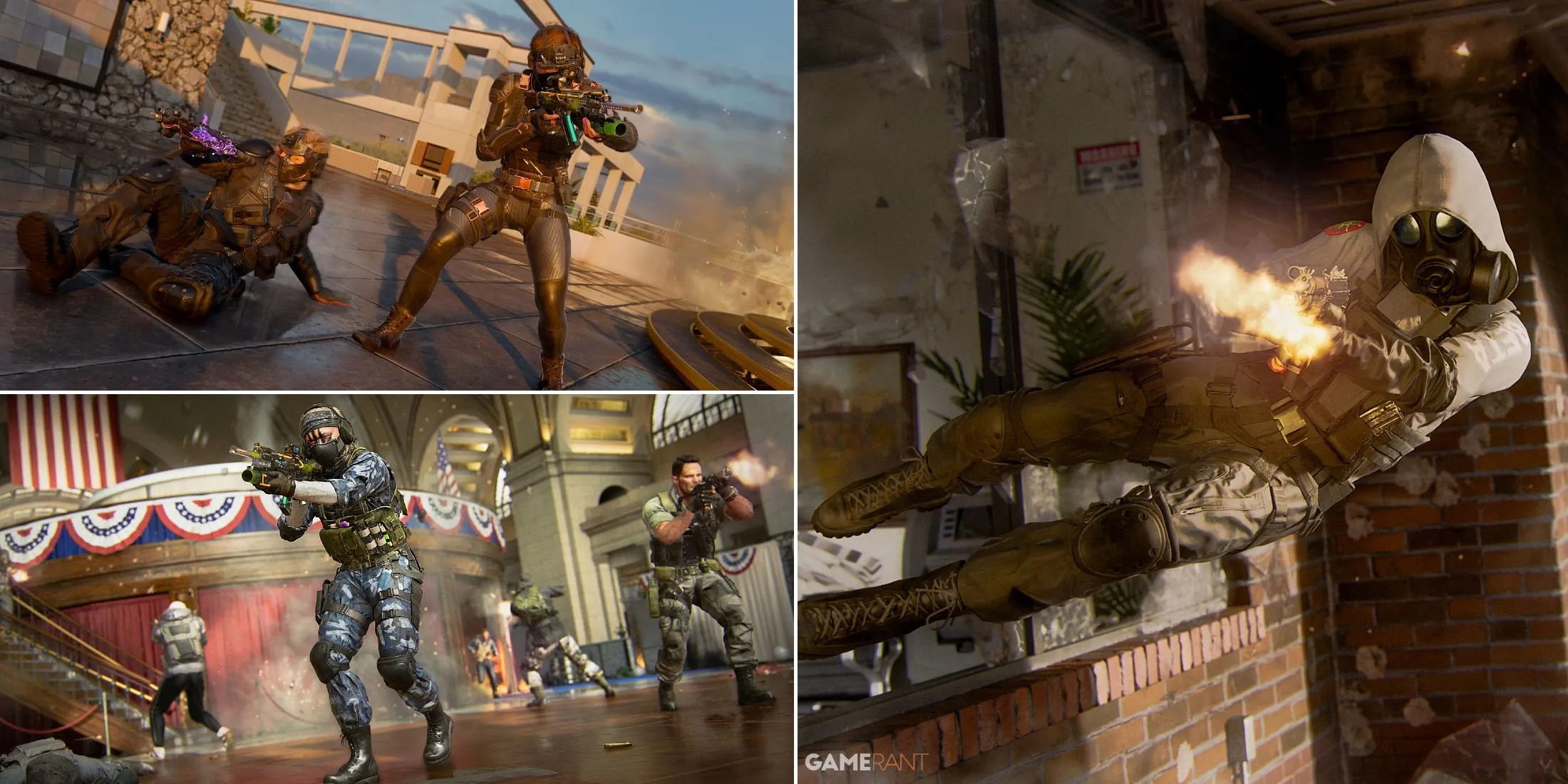 Split-image showcasing Multiplayer moments in Black Ops 6 Split-image showcasing Multiplayer moments in Black Ops 6