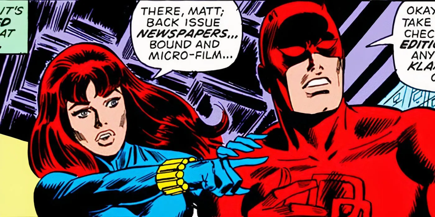 Black Widow and Daredevil on a Mission Black Widow and Daredevil on a Mission