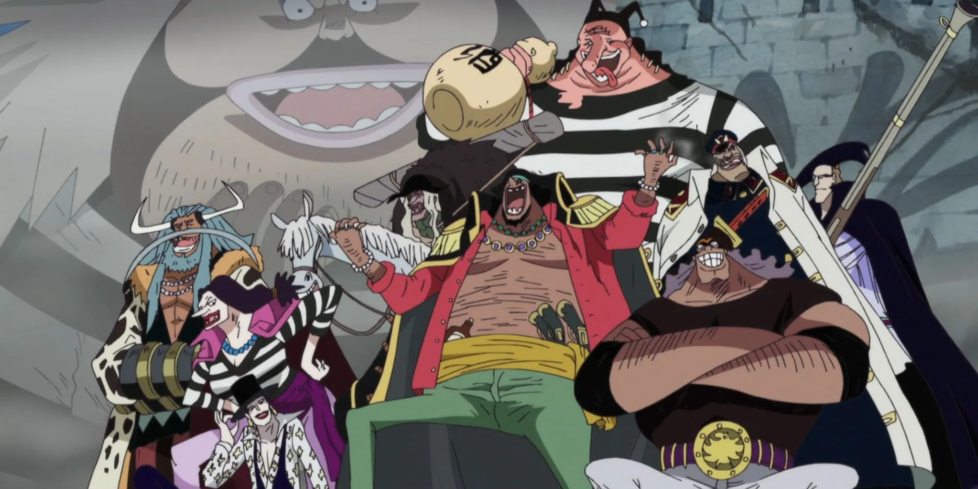 Blackbeard arrives at Marineford Blackbeard arrives at Marineford