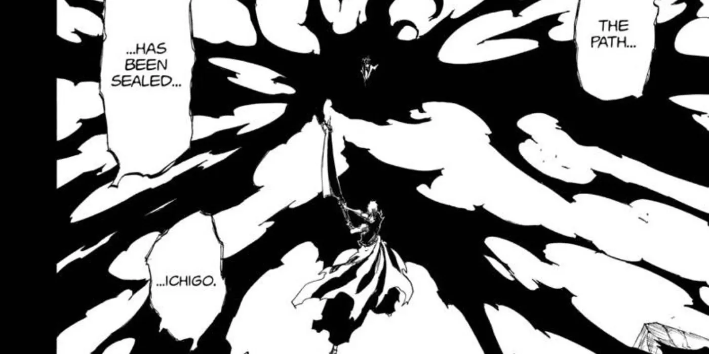 Ichigo delivers the final blow Ichigo delivers the final blow