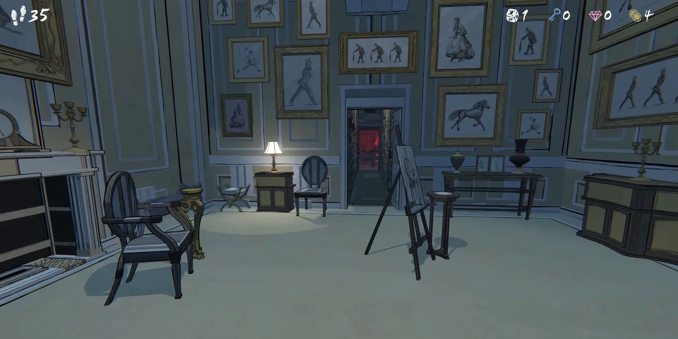Blue Prince Drawing Room